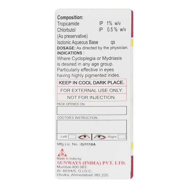 TROPICACYL 1% Eye Drops 5ml - Global Surgicals