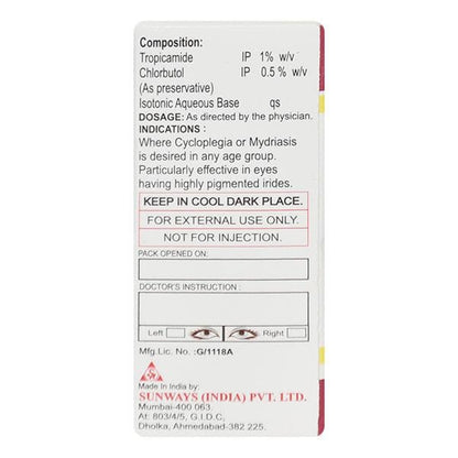 TROPICACYL 1% Eye Drops 5ml - Global Surgicals