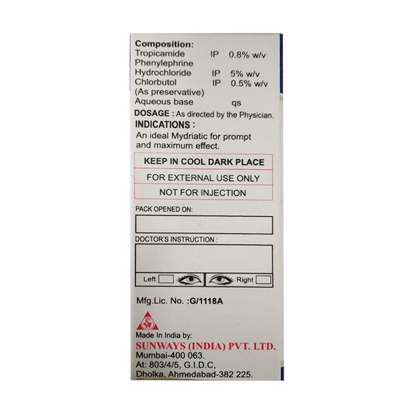TROPICACYL PLUS Ophthalmic Solution 5ml - Global Surgicals