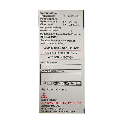 TROPICACYL PLUS Ophthalmic Solution 5ml - Global Surgicals