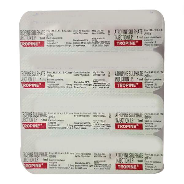 TROPINE INJECTION 1ML - Global Surgicals
