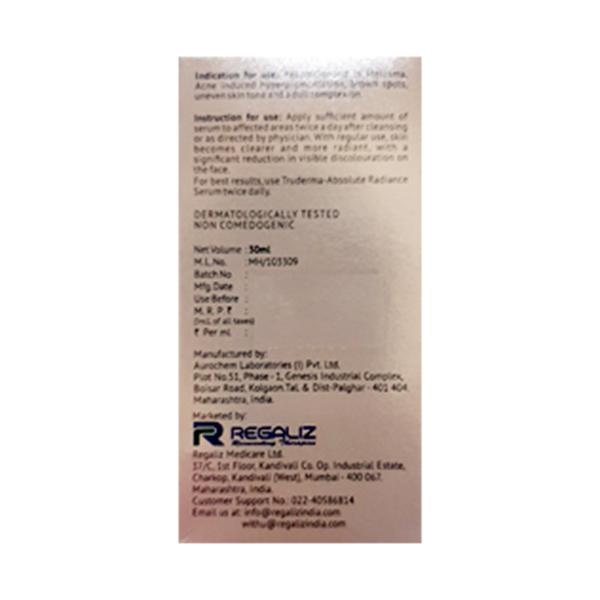 TRUDERMA ABSOLUTE RADIANCE Serum 30ml - Global Surgicals