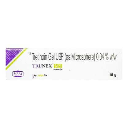 Trunex MS Aqueous Gel 15gm - Global Surgicals