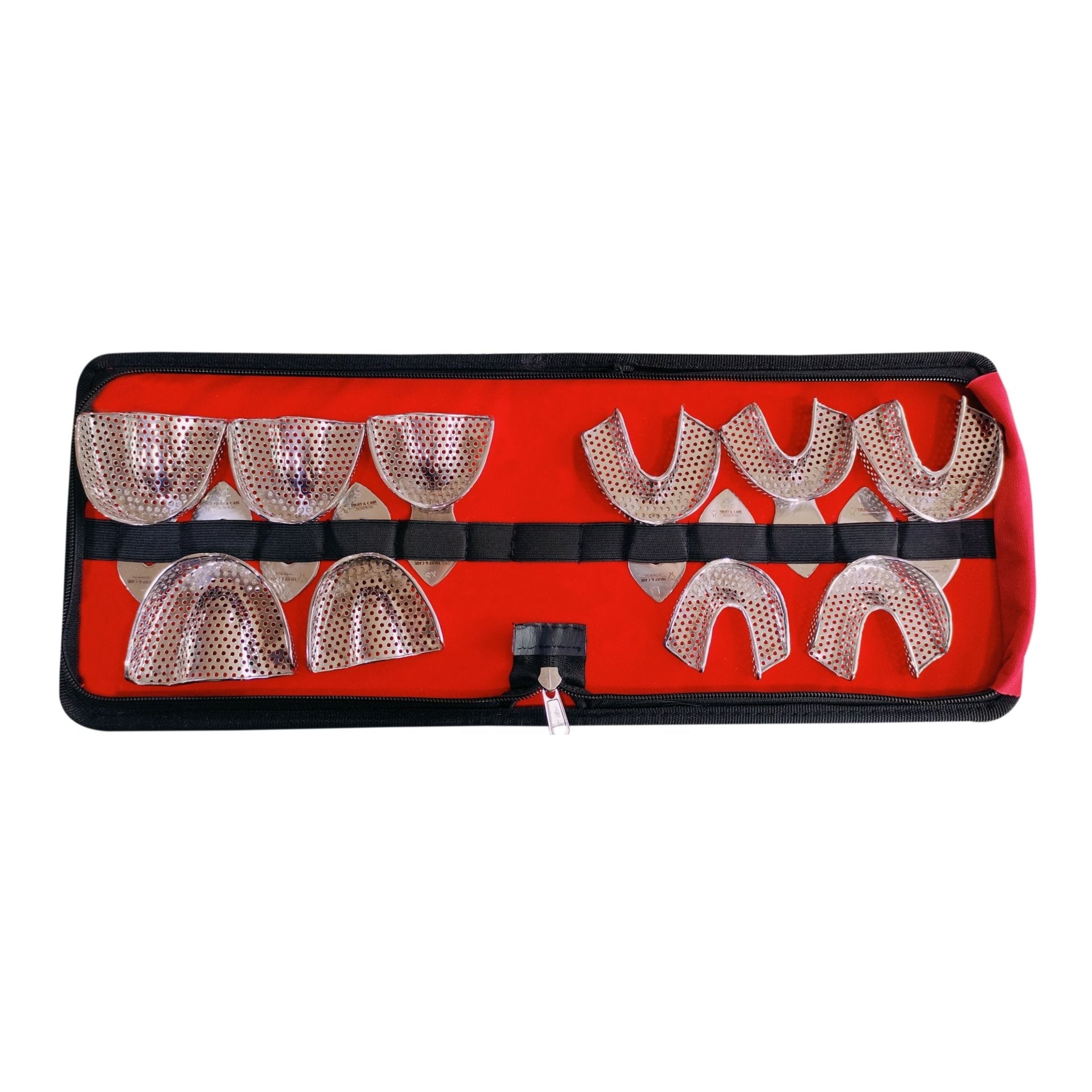 Trust & Care Dentulous Perforated Impression Trays - Global Surgicals