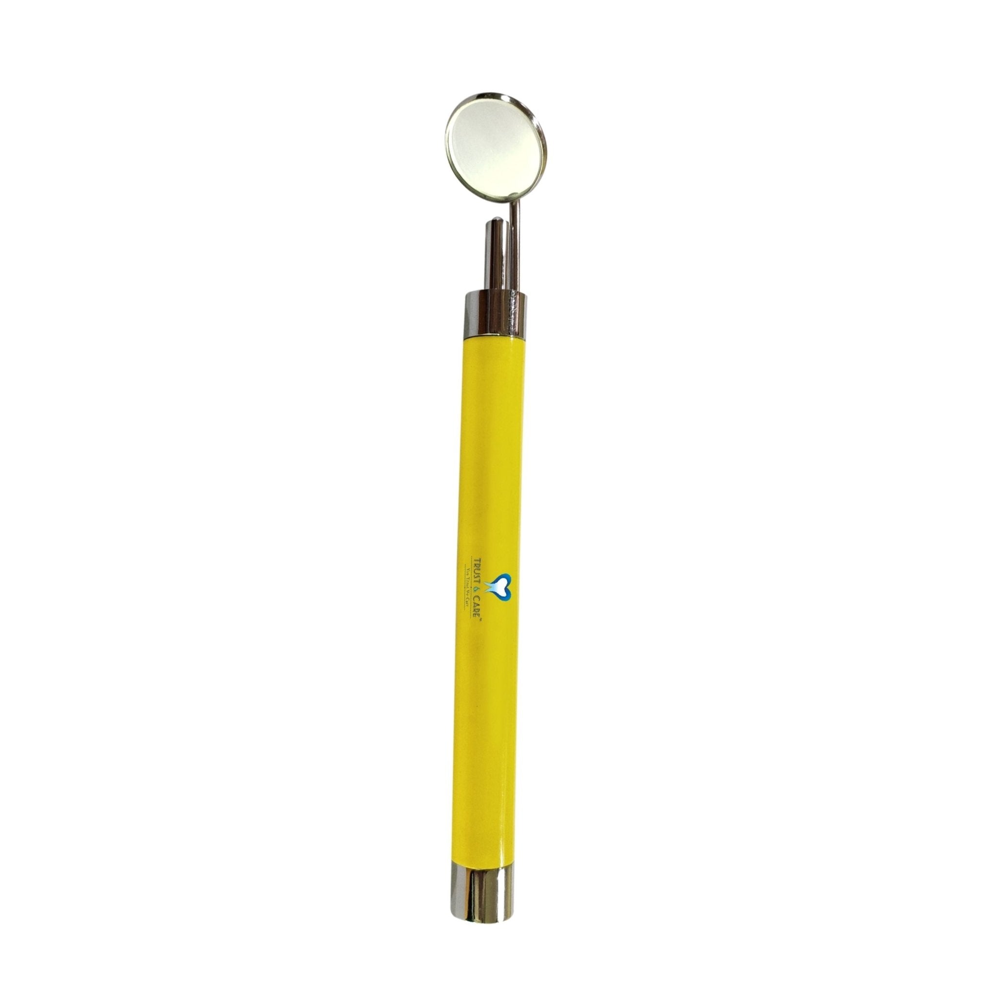 Trust & Care Led Handle With Top 1 - Pcs Mouth Mirror - Global Surgicals