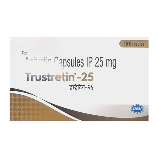 TRUSTRETIN 25 Capsule 10's - Global Surgicals