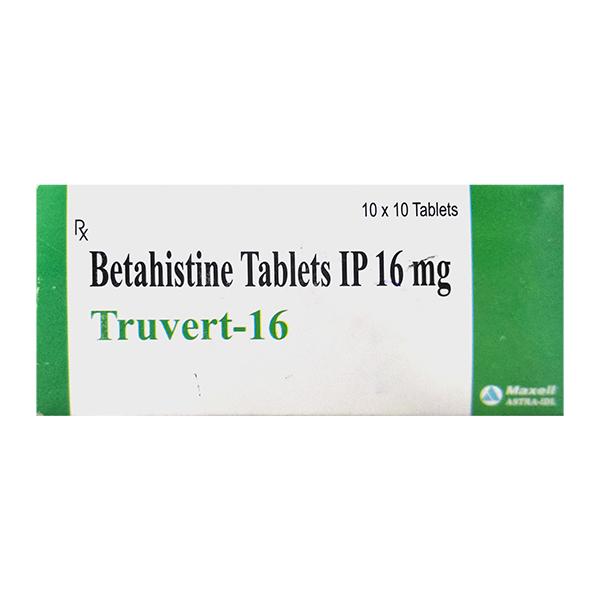TRUVERT 16mg Tablet 10's - Global Surgicals