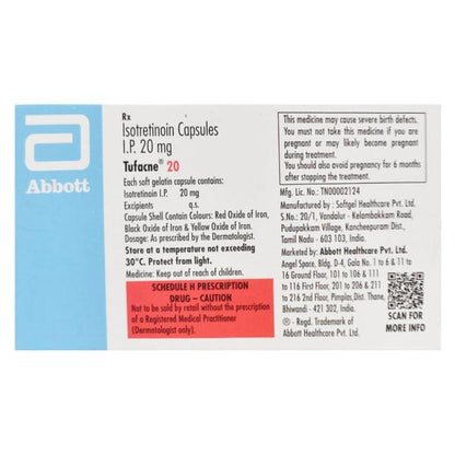 Tufacne 20mg Capsule 10'S - Global Surgicals