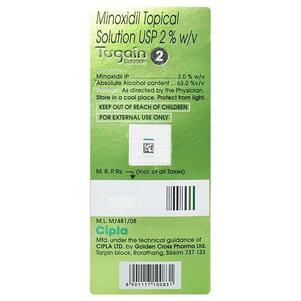 Tugain 2% Solution 60ml - Global Surgicals