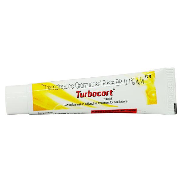 TURBOCORT Oral Paste 15gm - Global Surgicals