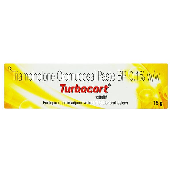 TURBOCORT Oral Paste 15gm - Global Surgicals