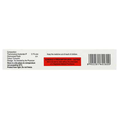 TURBOCORT Oral Paste 15gm - Global Surgicals