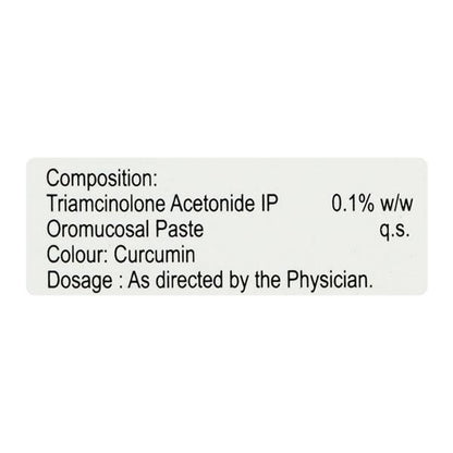 TURBOCORT Oral Paste 15gm - Global Surgicals