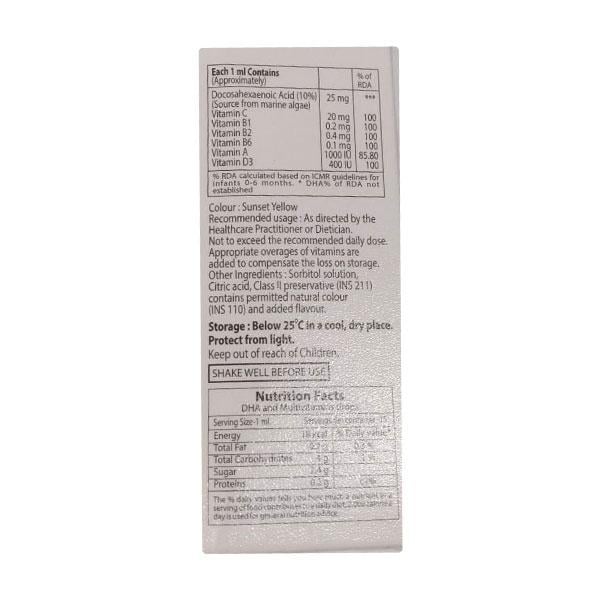 BRAIN DHA PLUS ORANGE FLAVOUR Drops 15ml