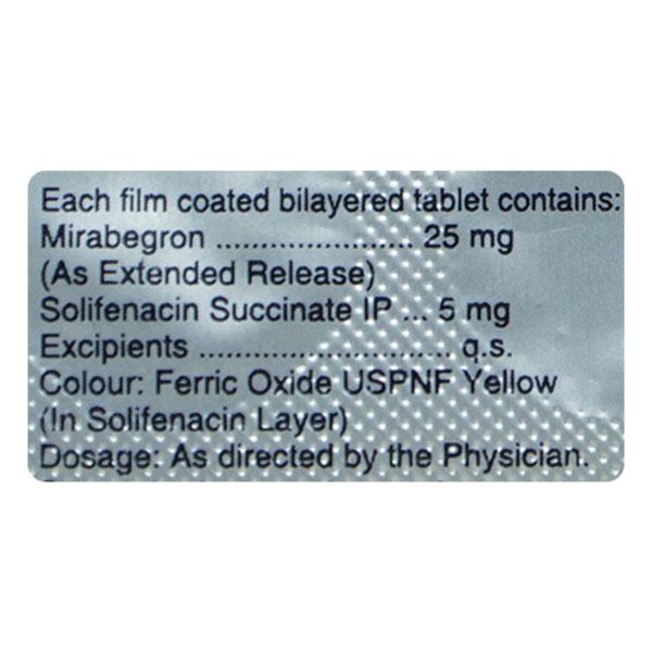 VESIBETA S 25 Tablet 10's