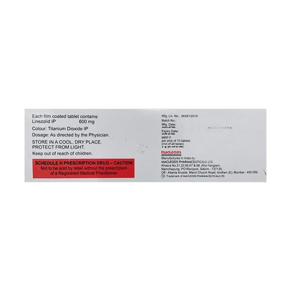 Lizomac 600mg Tablet 10'S