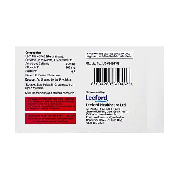 ZEFWAY O Tablet 10's