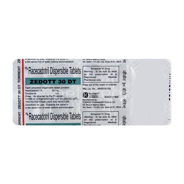 Zedott DT 30mg Tablet 10'S