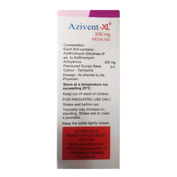 AZIVENT XL 200 MG REDIUSE Oral Suspension 30ml