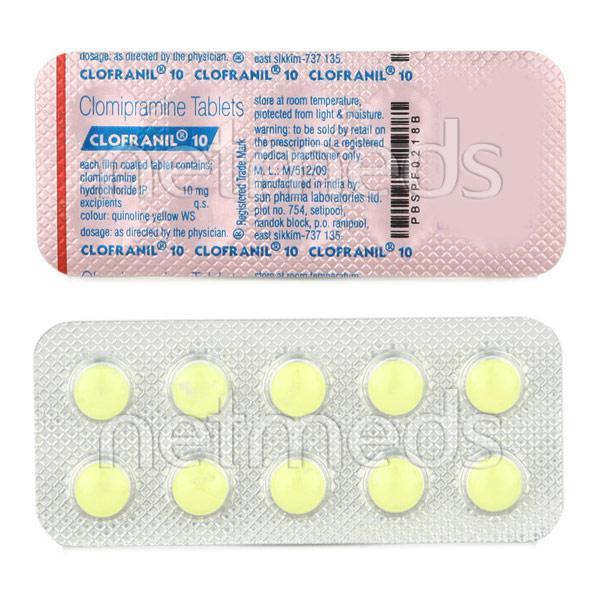 Clofranil 10mg Tablet 10'S