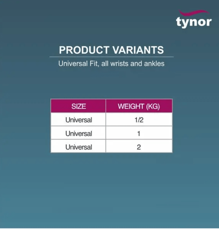 Tynor 1/2 Kg Weight Cuff - Global Surgicals