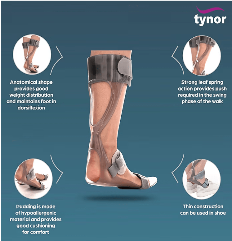 Tynor Liner Foot Drop Splint - Global Surgicals