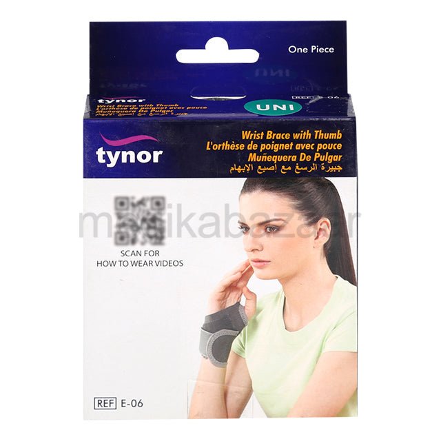 Tynor Neoprene Wrist Brace - Global Surgicals