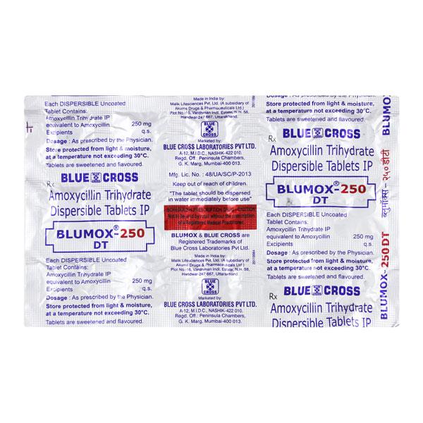 Blumox DT 250mg Tablet 15'S