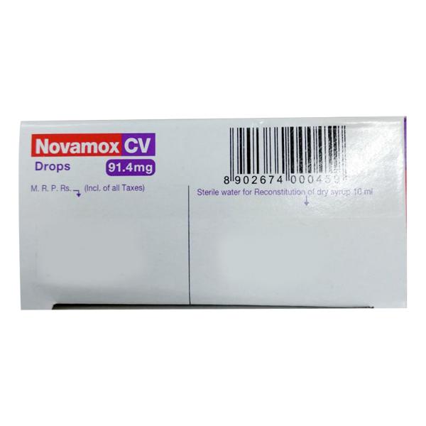 Novamox CV Tangy Orange Flavour Drops 10ml