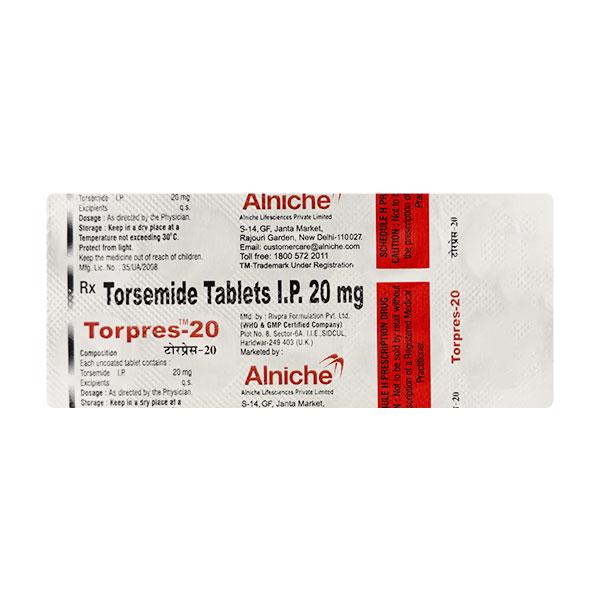 Torpres 20mg Tablet 10'S