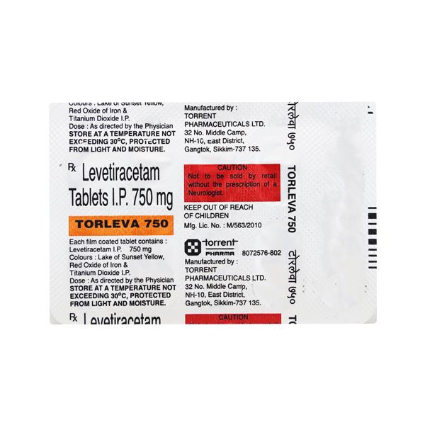 Torleva 750mg Tablet 10'S