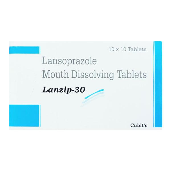 LANZIP 30 MOUTH DISSOLVING Tablet 10's