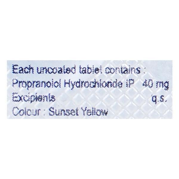 Pronate 40mg Tablet 10'S