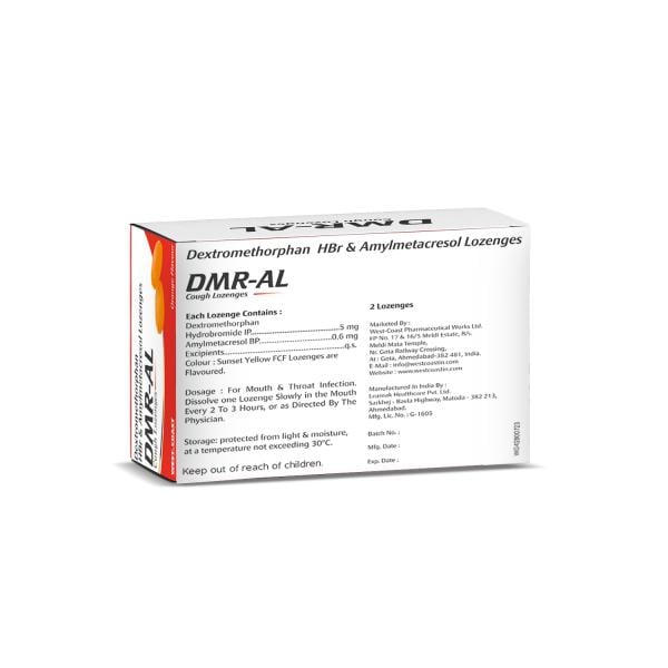 DMR AL ORANGE COUGH Lozenges 60's