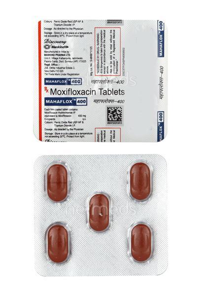 Mahaflox 400mg Tablet 5'S
