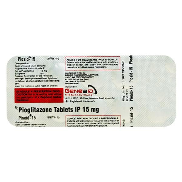 PIOAID 15 Tablet 10's