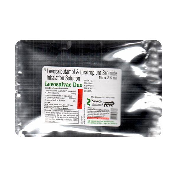 LEVOSALVAC DUO Respules 5x2.5ml