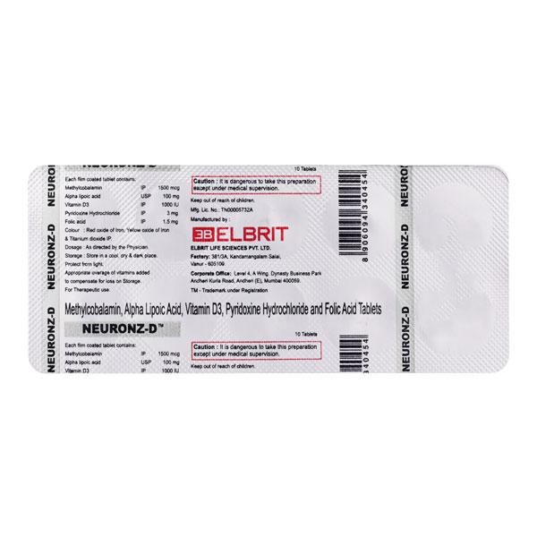 Neuronz D Tablet 10'S