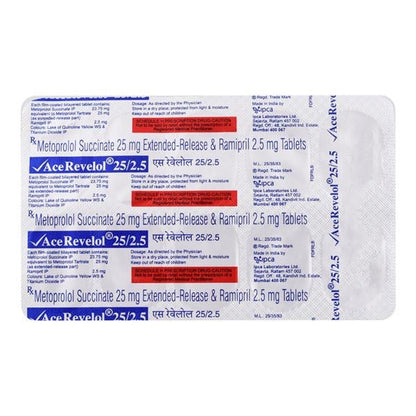 ACE Revelol 25/2.5mg Tablet 10'S