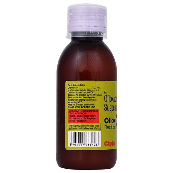 Oflox 100mg Rediuse Suspension 60ml