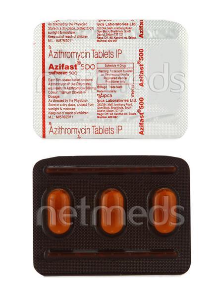 Azifast 500mg Tablet 3'S