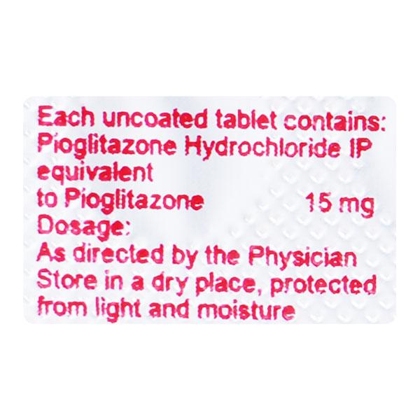 Piomed 15mg Tablet 10'S