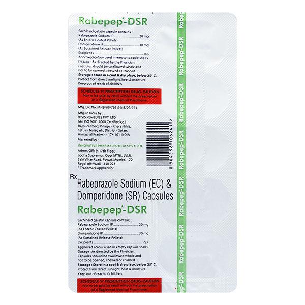 RABEPEP DSR 20 Capsule 10's