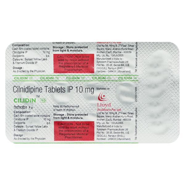 CILIDIN 10 Tablet 15's