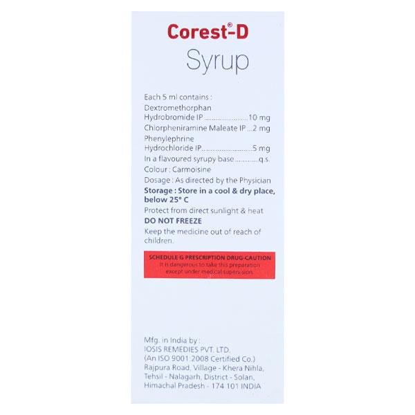 COREST D Syrup 100ml
