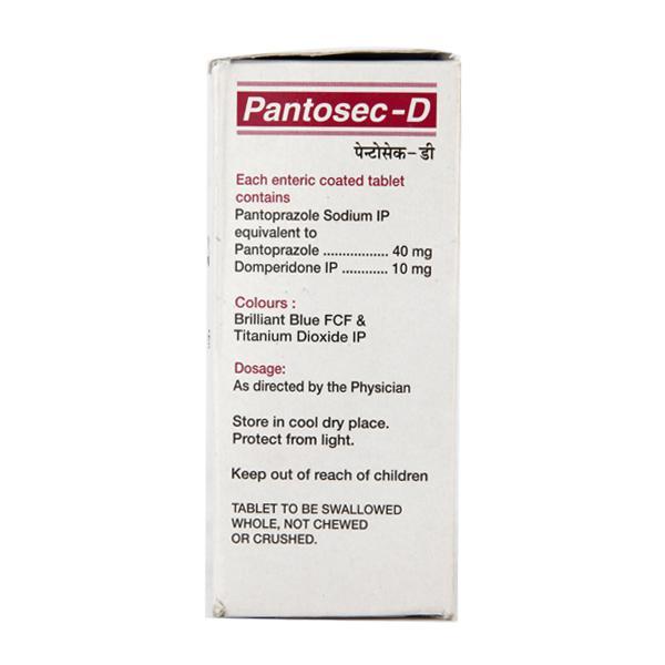 Pantosec D Tablet 10'S