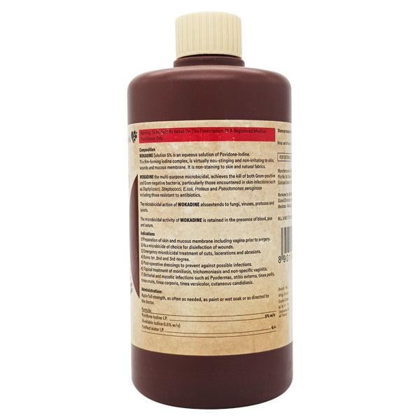 Wokadine 5% Solution 500ml