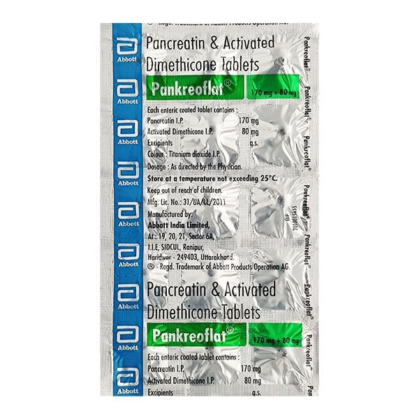 Pankreoflat Tablet 15'S
