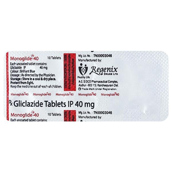 MONOGLIDE 40 Tablet 10's