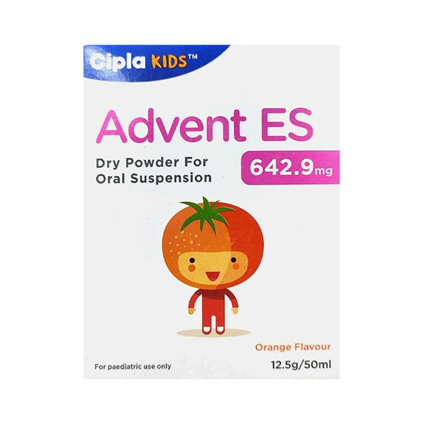 ADVENT ES 642.9 MG ORANGE FLAVOUR Oral Suspension 50ml
